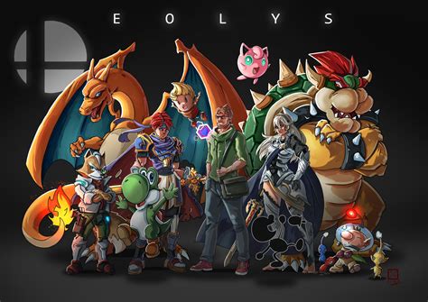 ArtStation - Smash bros. Ultimate Fan art ft. Eolys