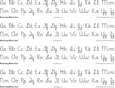 Cursive Alphabet 4th Grade – AlphabetWorksheetsFree.com