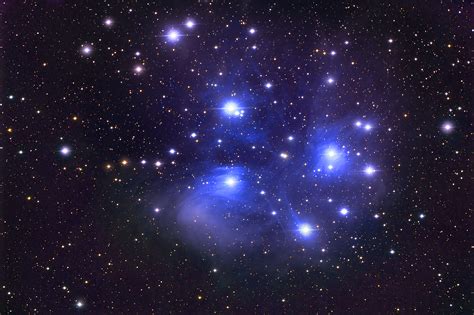 M45, The Pleiades (Seven Sisters) | Deography by Dylan O'Donnell