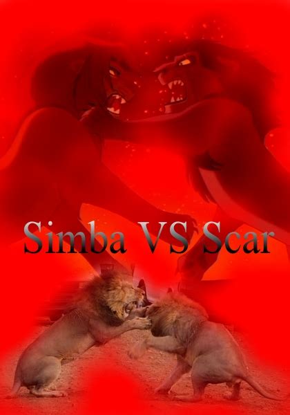 Simba VS Scar - The Lion King Fan Art (32375869) - Fanpop