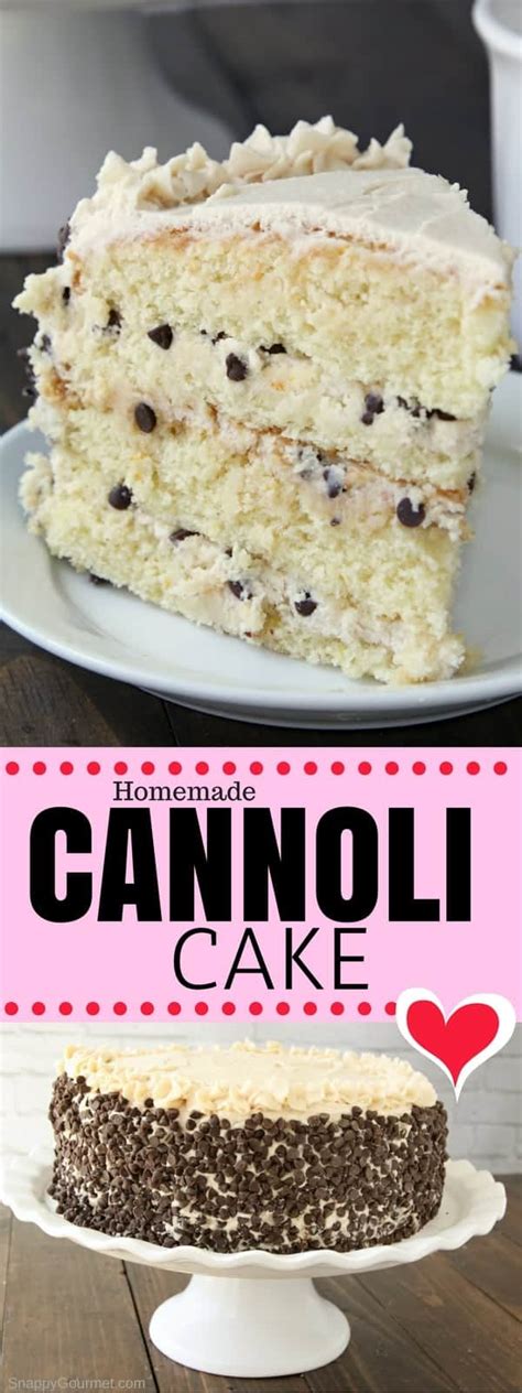 Cannoli Cake Recipe - Snappy Gourmet