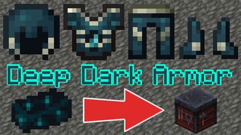 Deep Dark Sculk Armor in Minecraft - YouTube