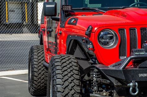 2018-2022 Jeep Wrangler JL Fender Flares Delete Kit Front & Rear by DV8 ...