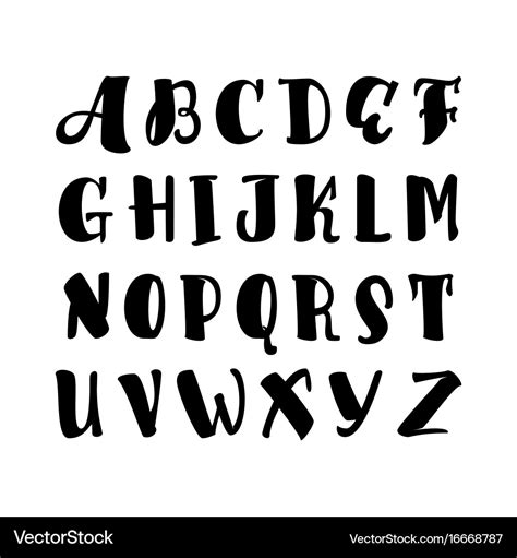 Cool Calligraphy Fonts Alphabet