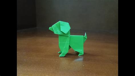 Origami Dog Easy Step By Step - YouTube