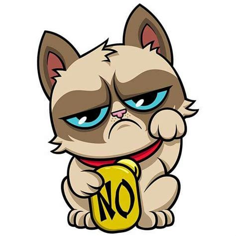 Grumpy Cat Cartoon Drawing | Free download on ClipArtMag