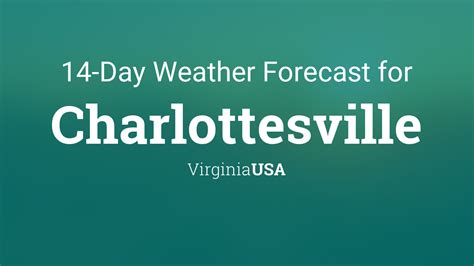 Charlottesville, Virginia, USA 14 day weather forecast