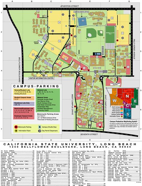 CSU Long Beach Campus Map - CSU Long Beach Long Beach CA • mappery