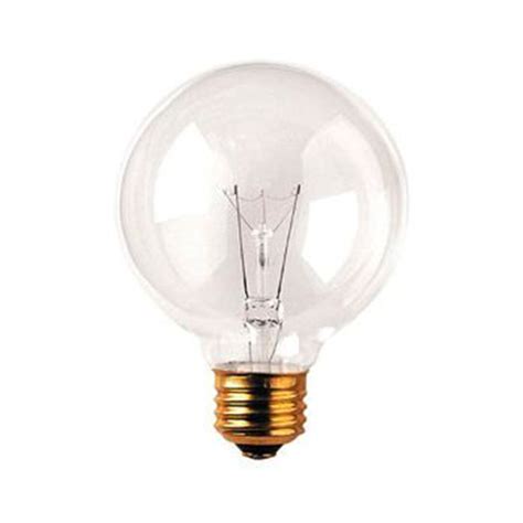 G25 Globe Light Bulb Clear medium Base - Etsy