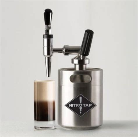 NITRO TAP Nitro Coffee Maker Cold brew Coffee Kegerator Simple Compact ...