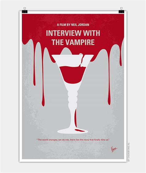 No1208 My Interview with the Vampire minimal movie poster | CHUNGKONG