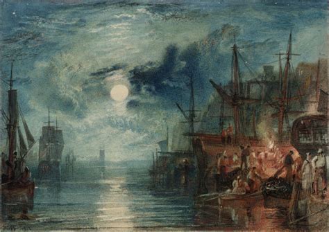 Shields, on the River Tyne. 1823. J.M.W. Turner Joseph Mallord William ...