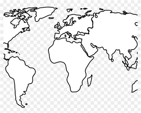 World Map Print Out Outline