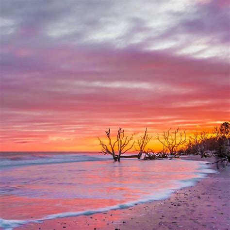 Sunset of the Day: Botany Bay, South Carolina Photo: Riddhish ...