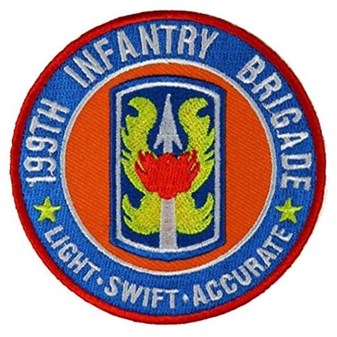 199TH INFANTRY BRIGADE LIGHT SWIFT ACCURATE ROUND PATCH - Color ...