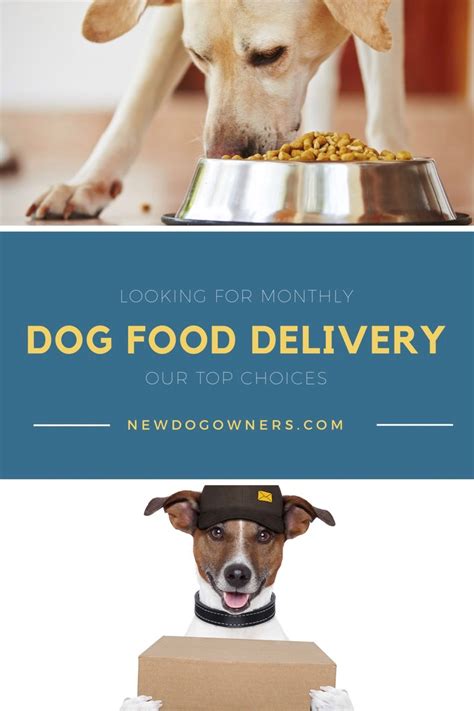 dog-food-monthly-delivery-service - New Dog Owners