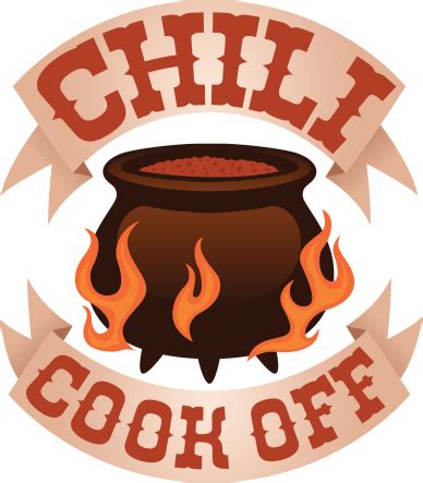 Chili Cook Off Logo Stock Illustration - Download Image Now - Cooking ...