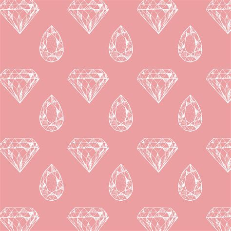 Pink Diamond Pattern Background