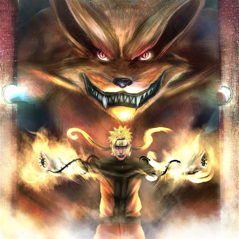 2048x2048 Naruto And Kurama 4k Ipad Air ,HD 4k Wallpapers,Images ...