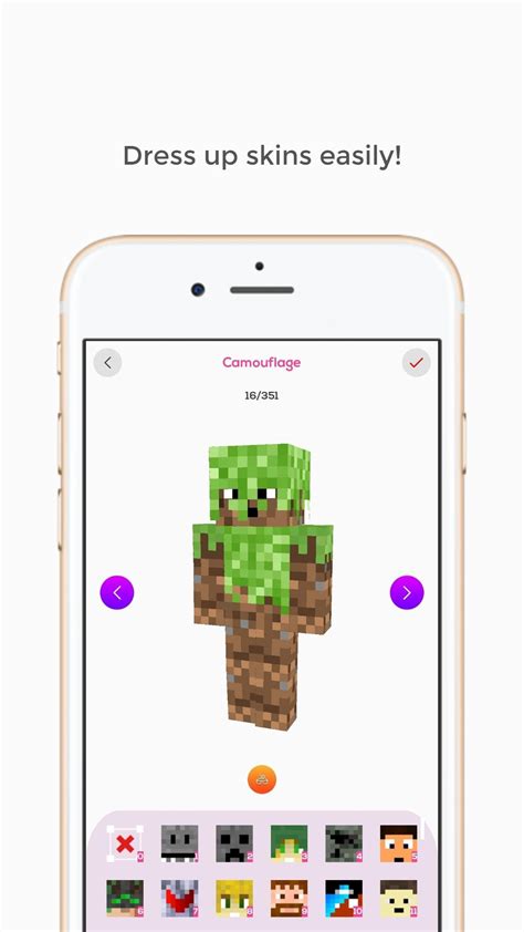 Custom Skin Creator / Editor for Minecraft PE for Android - APK Download