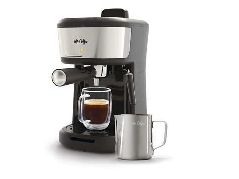 Mr. Coffee Espresso and Cappuccino Machine, Single Serve Coffee Maker ...