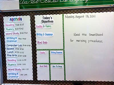 Section off your whiteboard to focus on different things (schedule ...