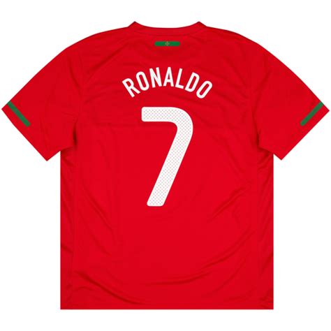 2010-11 Portugal Home Shirt Ronaldo #7 - NEW - (L)