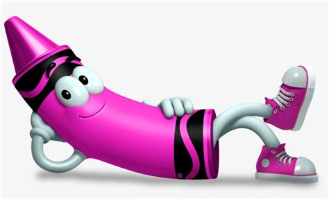 Pink Crayon Lounging - Pink Crayon Transparent PNG - 1456x815 - Free ...