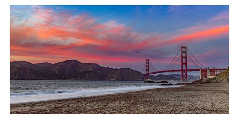 The Golden Gate Bridge from Baker Beach, USA