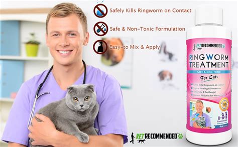 Vet Recommended Ringworm Solution for Cats (4oz/120ml) - Concentrate ...