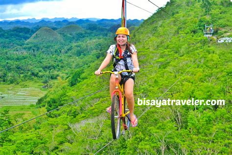 The Breathtaking Bike Zipline At The Chocolate Hills Adventure Park ...