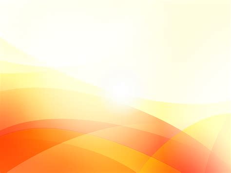 Orange Waves Backgrounds - Abstract, Orange, White Templates - Free PPT ...