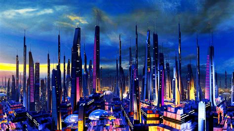 1920x1080 City Futuristic Laptop Full HD 1080P ,HD 4k Wallpapers,Images ...