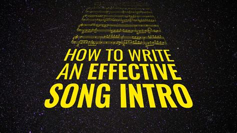 How To Write An Effective Song Intro – Joey Sturgis Tones