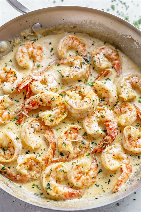 Creamy Garlic Shrimp Recipe - Cafe Delites | Kitchn