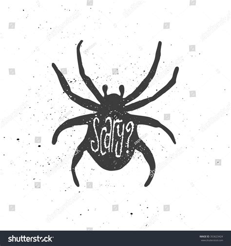 Lettering Composition Word Scary Question Mark Stock Vector (Royalty ...