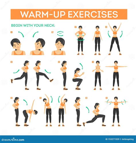 Warm Up Exercises For Kids Clipart Chinese