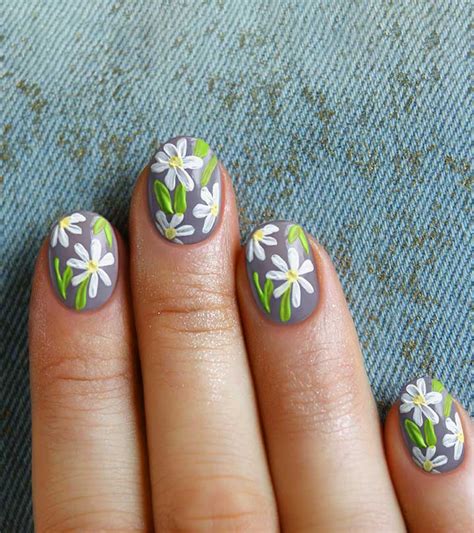 Flower Nail Art - Simple and Easy Tutorial To Do Yourself