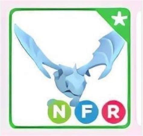 Adopt me NFR Frost Dragon, Video Gaming, Video Games, Others on Carousell