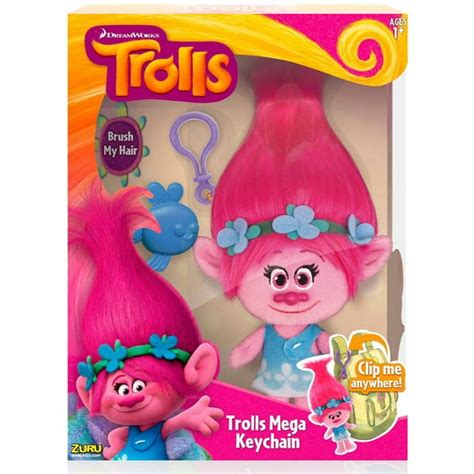 Trolls Large Plush Clip, Poppy - Walmart.com - Walmart.com