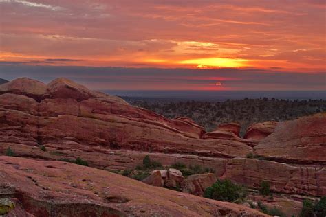 Sunrise at Red Rocks | Dawn breaking at Red Rocks, west of D… | Flickr