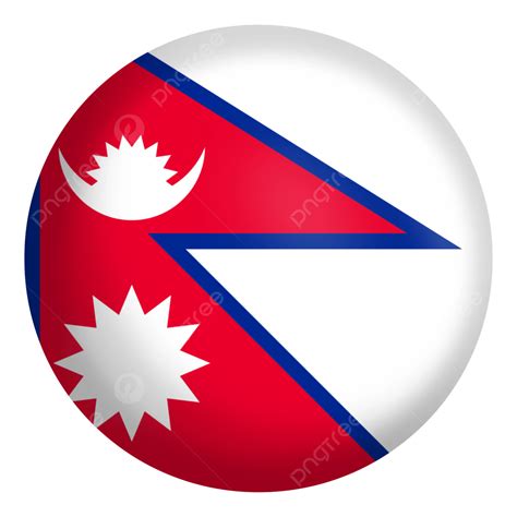 Nepali Flag Pin Badge, Nepal, Nepal Day, Nepal Independence Day PNG ...