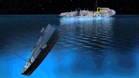 Sinking Titanic Animation