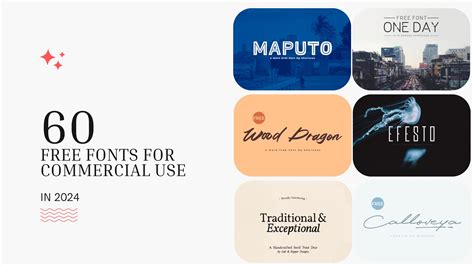 60 Free Fonts For Commercial Use to Make Your Projects Pop