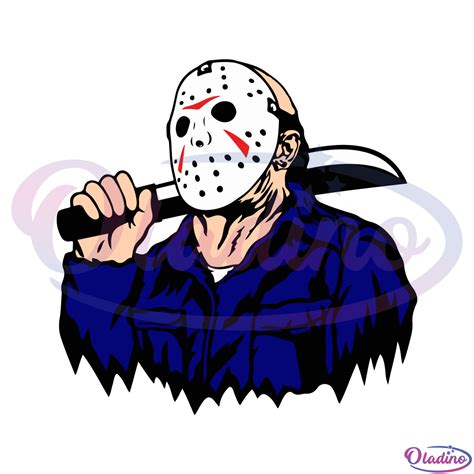 Jason Voorhees SVG PNG, Jason Voorhees Digital File Download - Oladino