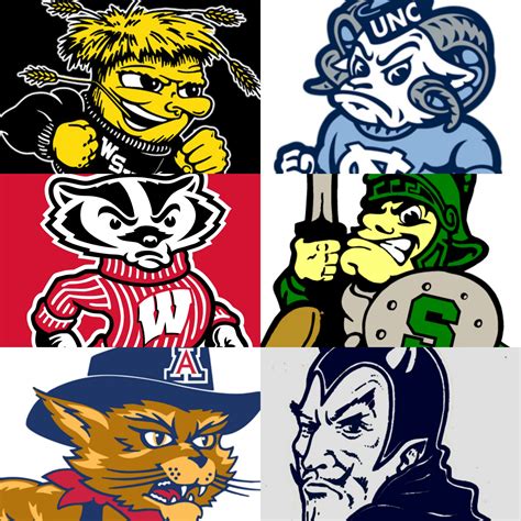 Have You Seen These Vintage College Mascot Logos?