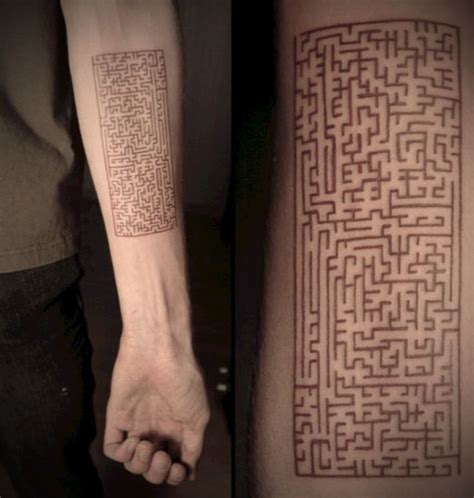 Maze tattoo | Maze tattoo, Body art tattoos, Tattoos