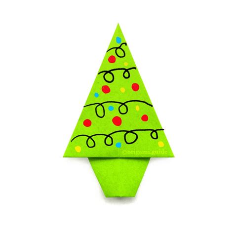 How To Make An Easy Origami Fir / Christmas Tree - Origami Guide