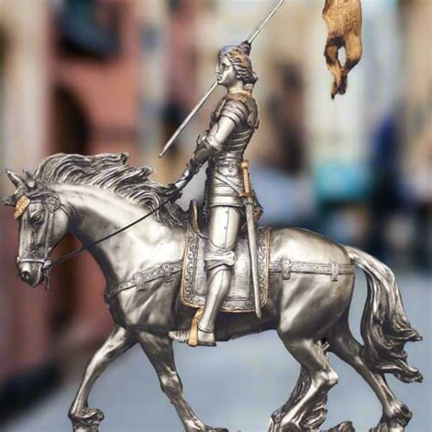 St. Joan Of Arc Statue 10X11" | The Catholic Company