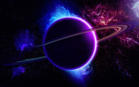 Download Sci Fi Planetary Ring HD Wallpaper